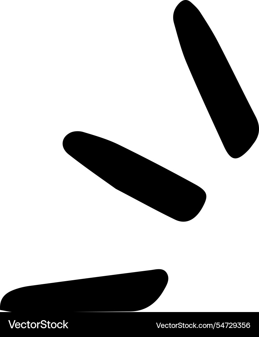 Minimalistisches grafisches Design mit drei schwarzen Minimalistisches grafisches Design mit drei schwarzen vektorbild