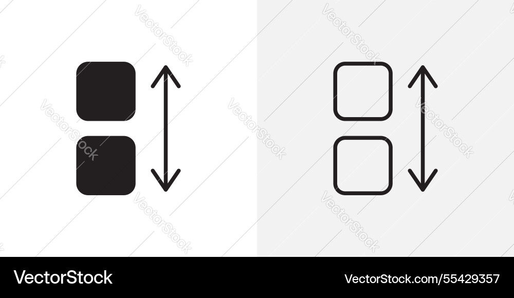 Apps sort icons pack for and ui ux desigs vector image
