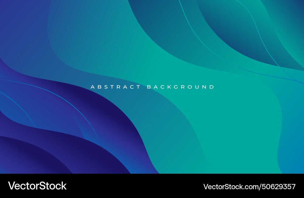 Modern background with gradient dynamic shapes Vector Image