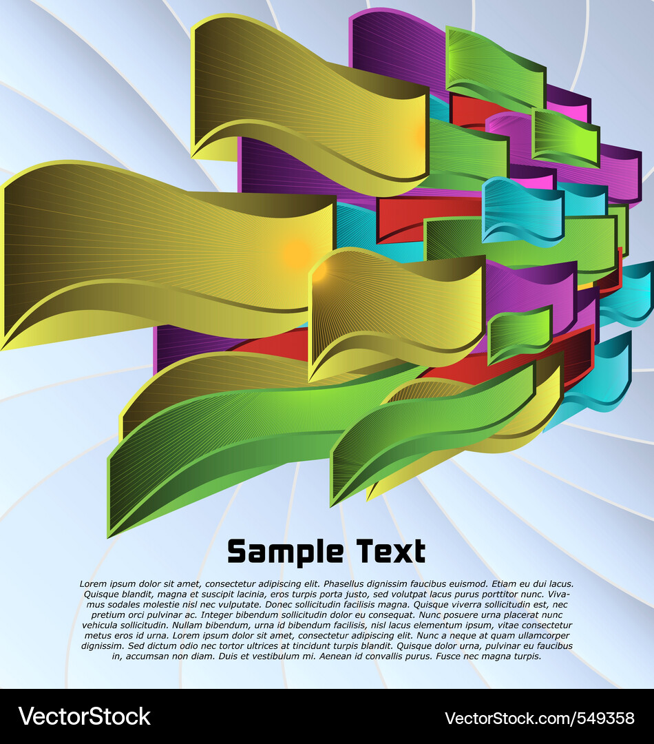 Abstract colorful designed background Vector Image