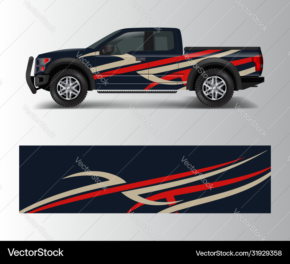 Modern Racing Stripes Vector Image
