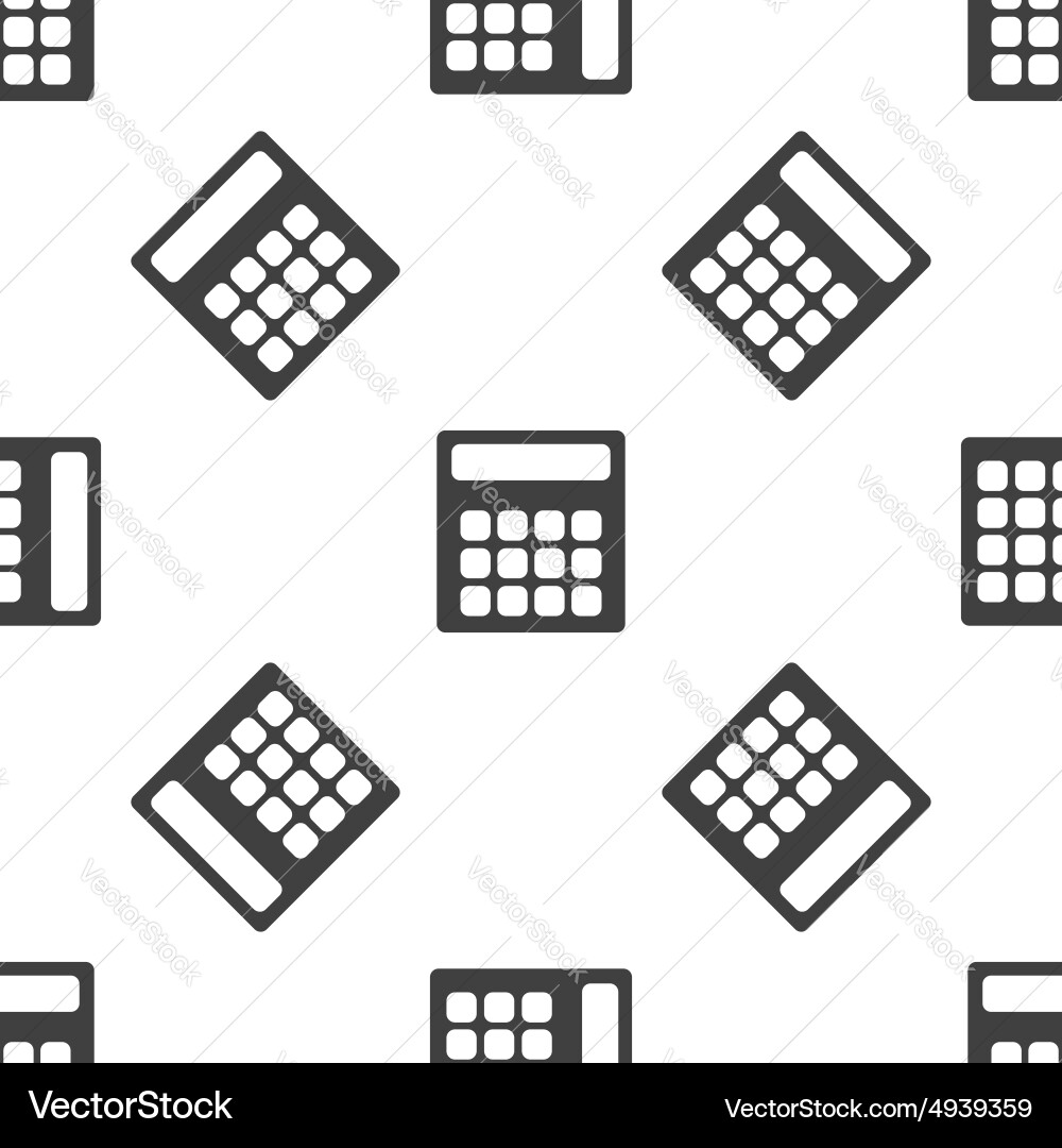 Calculator pattern vector image