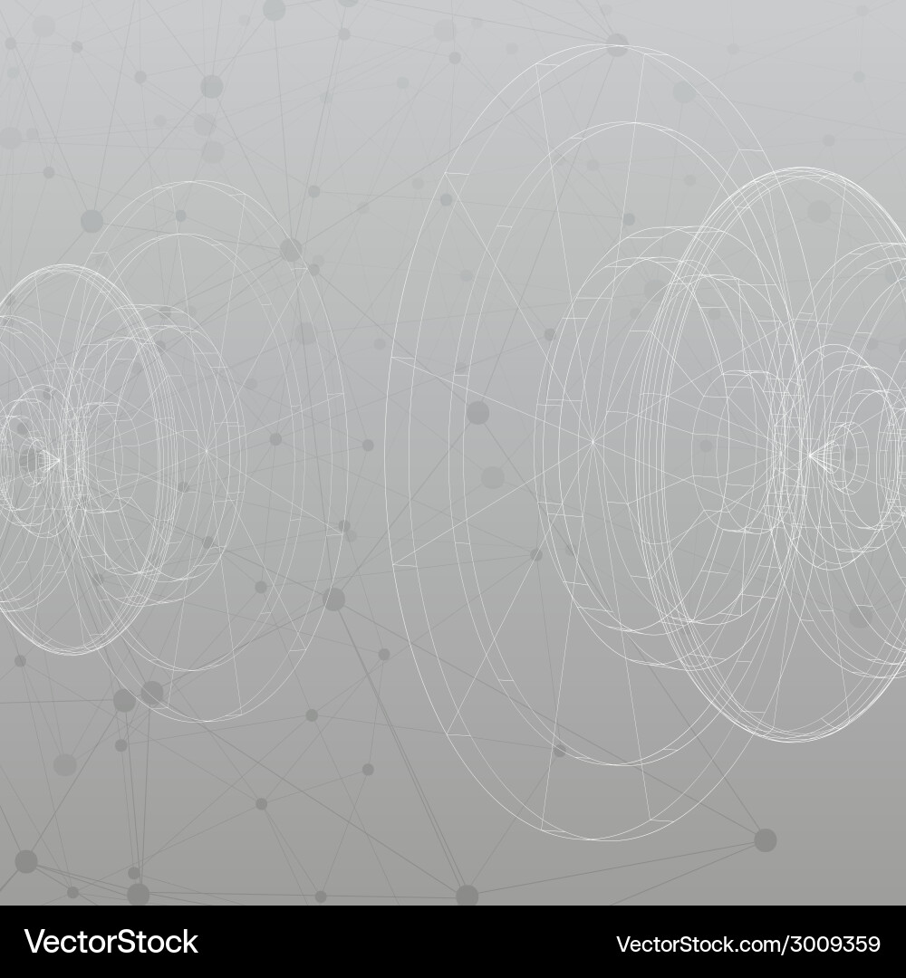 Conceptual design template abstract background vector image