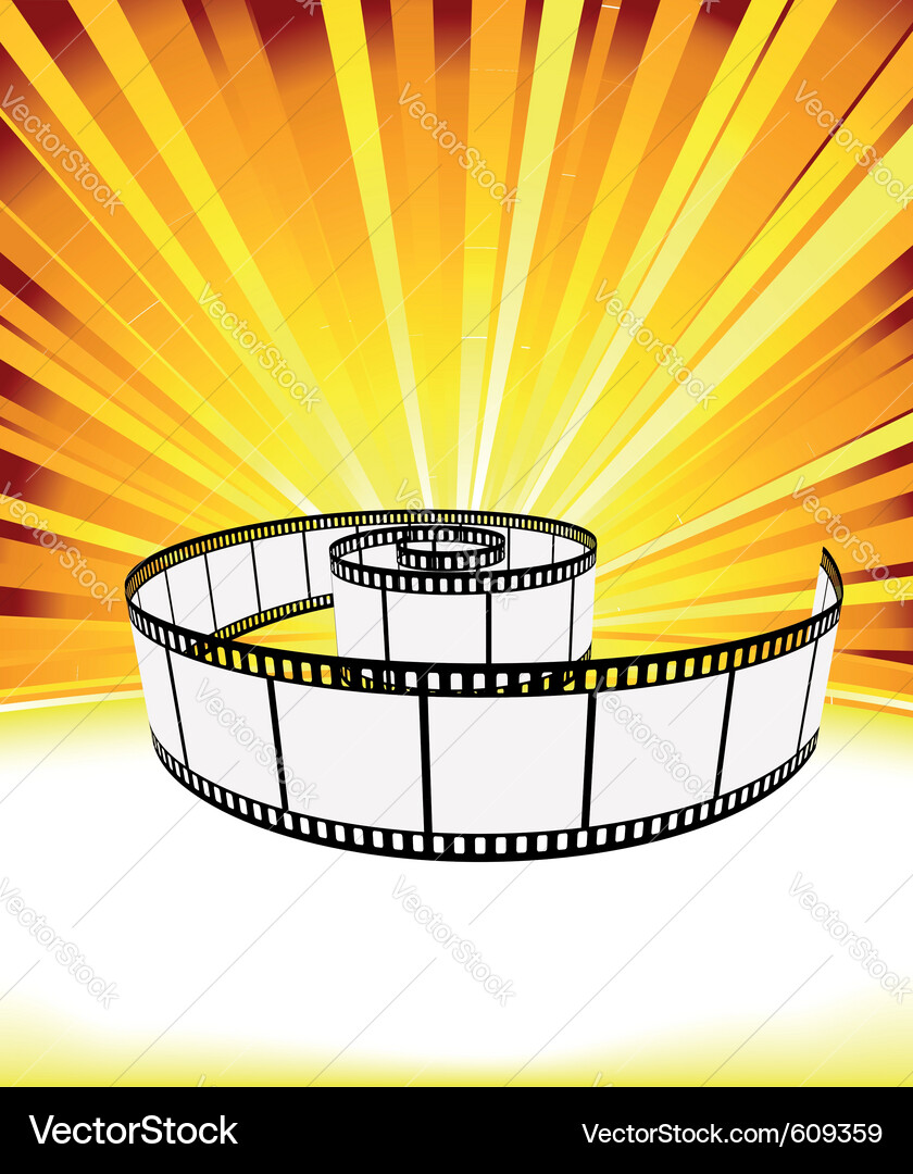 Film Strip Background Vector Image