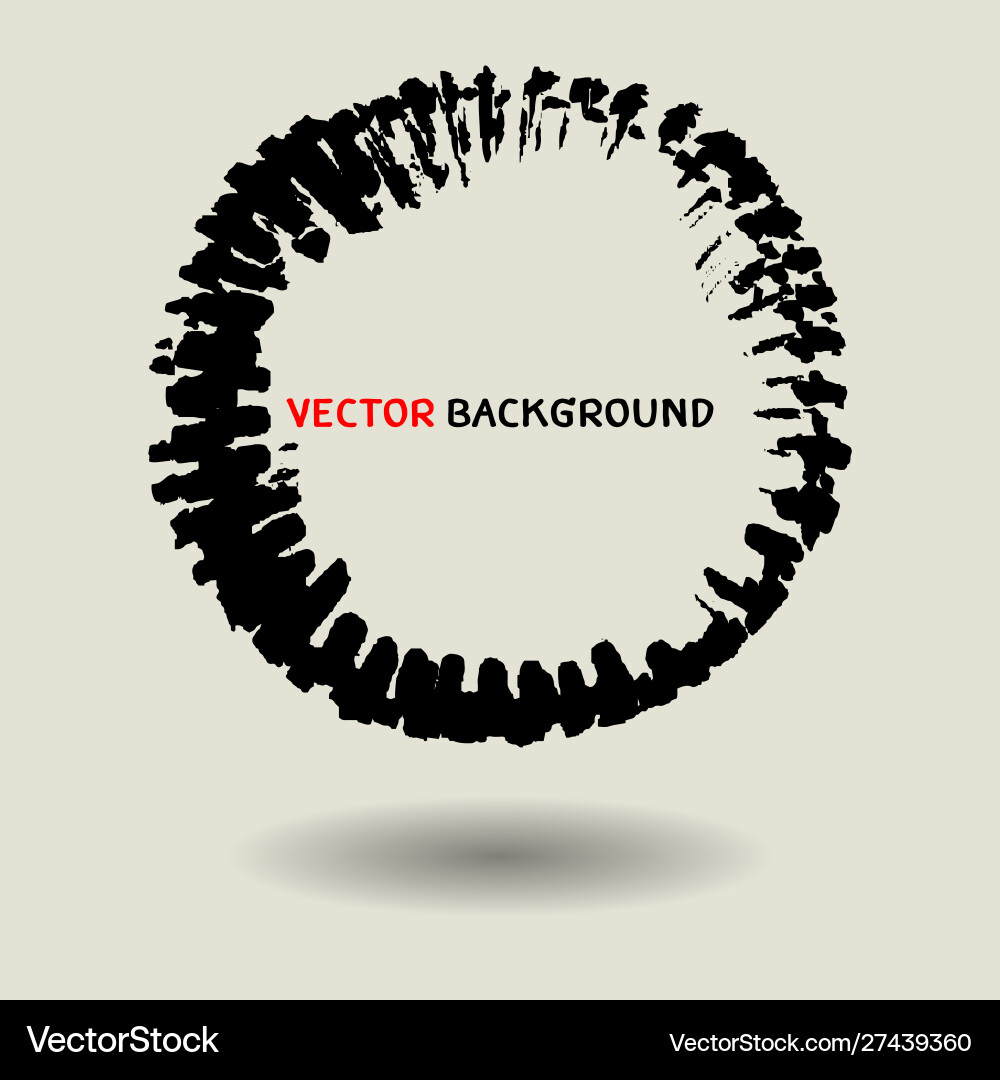 Abstract circle texture background template vector image