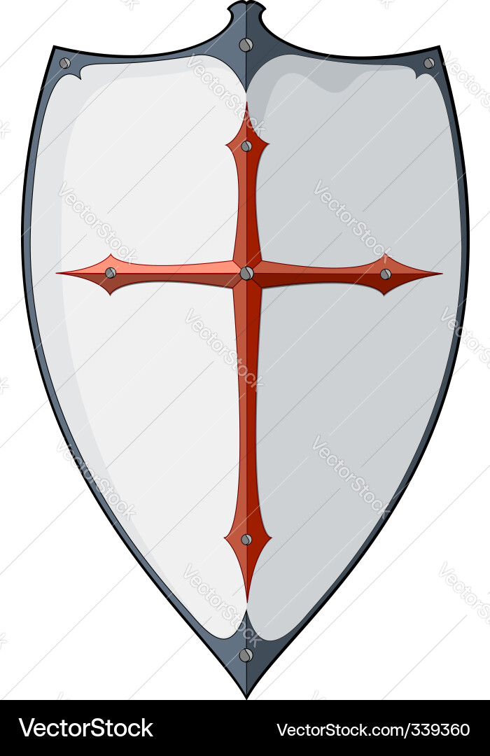 Vintage Shield Vector Image