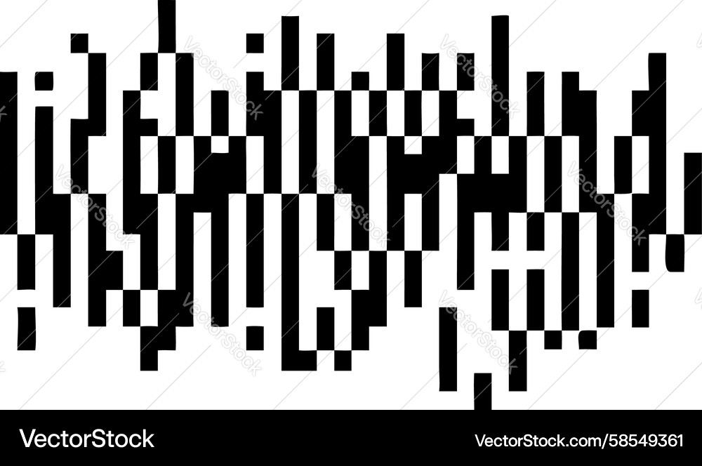 Barcode Pattern Abstract Data Scan Vector Image