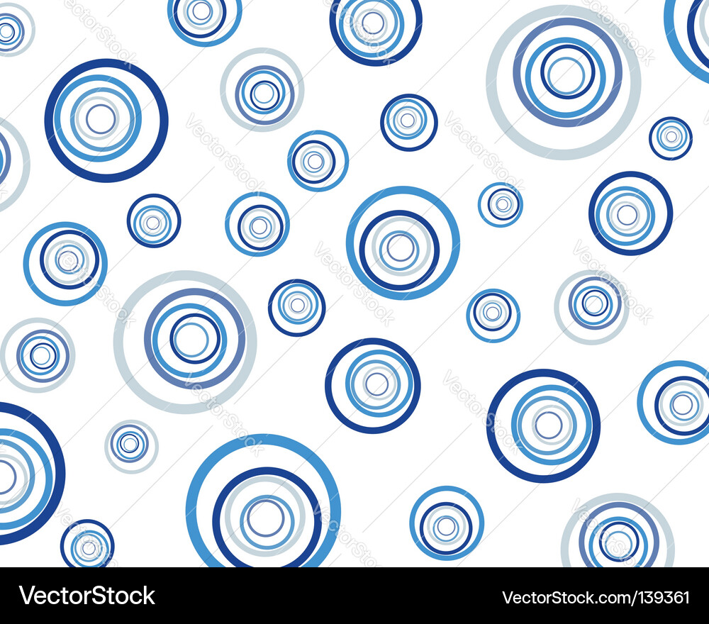Circular Blue Pattern Vector Image