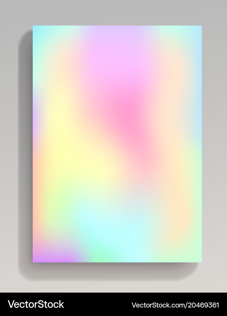 Smooth and colorful gradient vector image