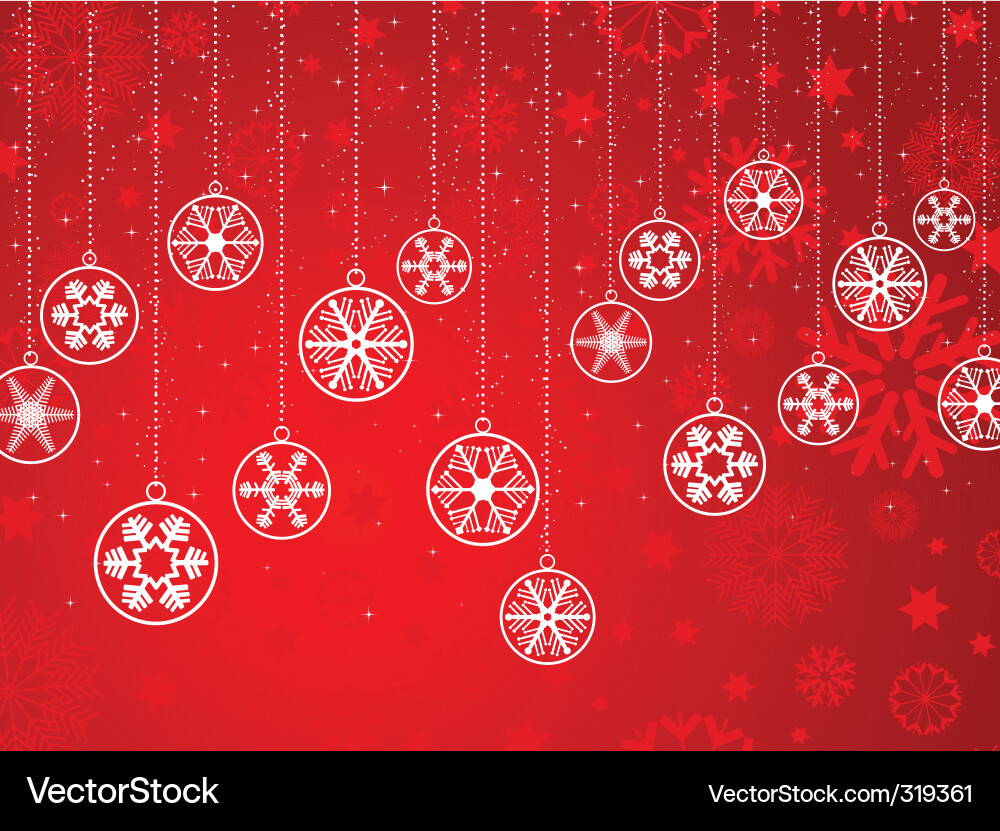 Snowflake background vector image