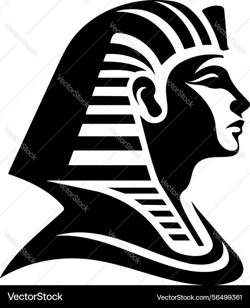 X-default mythological sphinx profile Vector Image