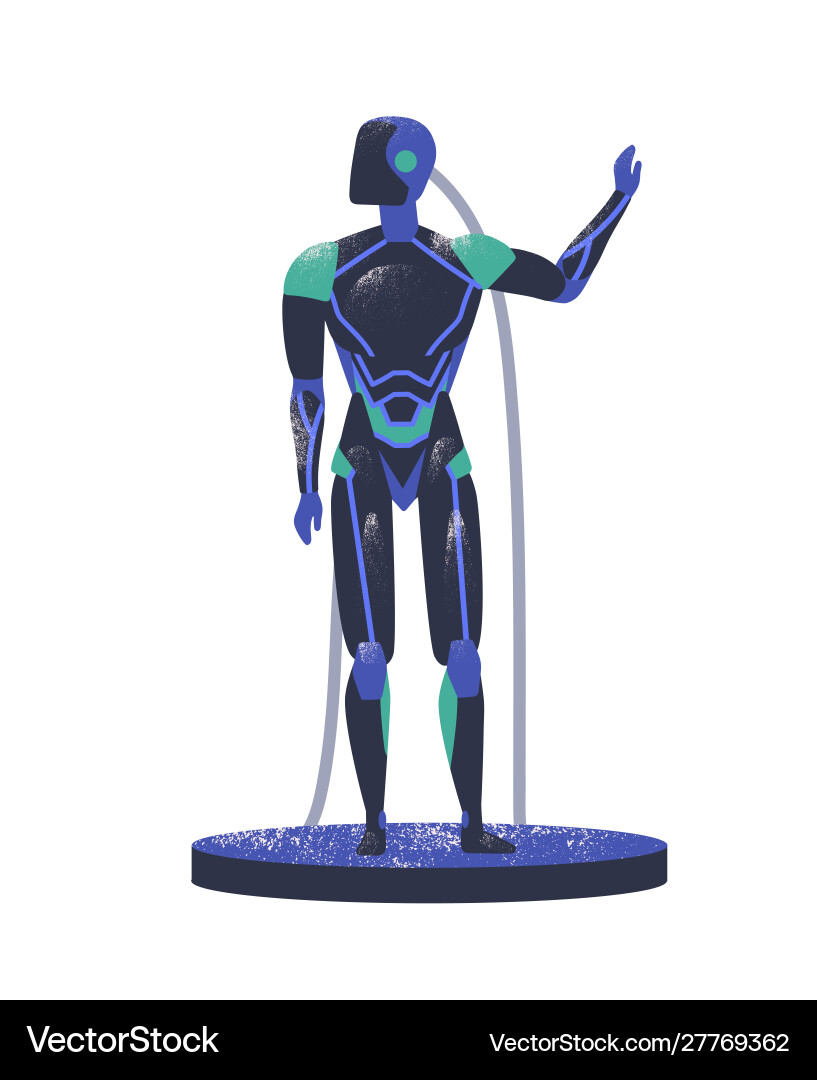 Android Robot - Futuristic AI Vector Image