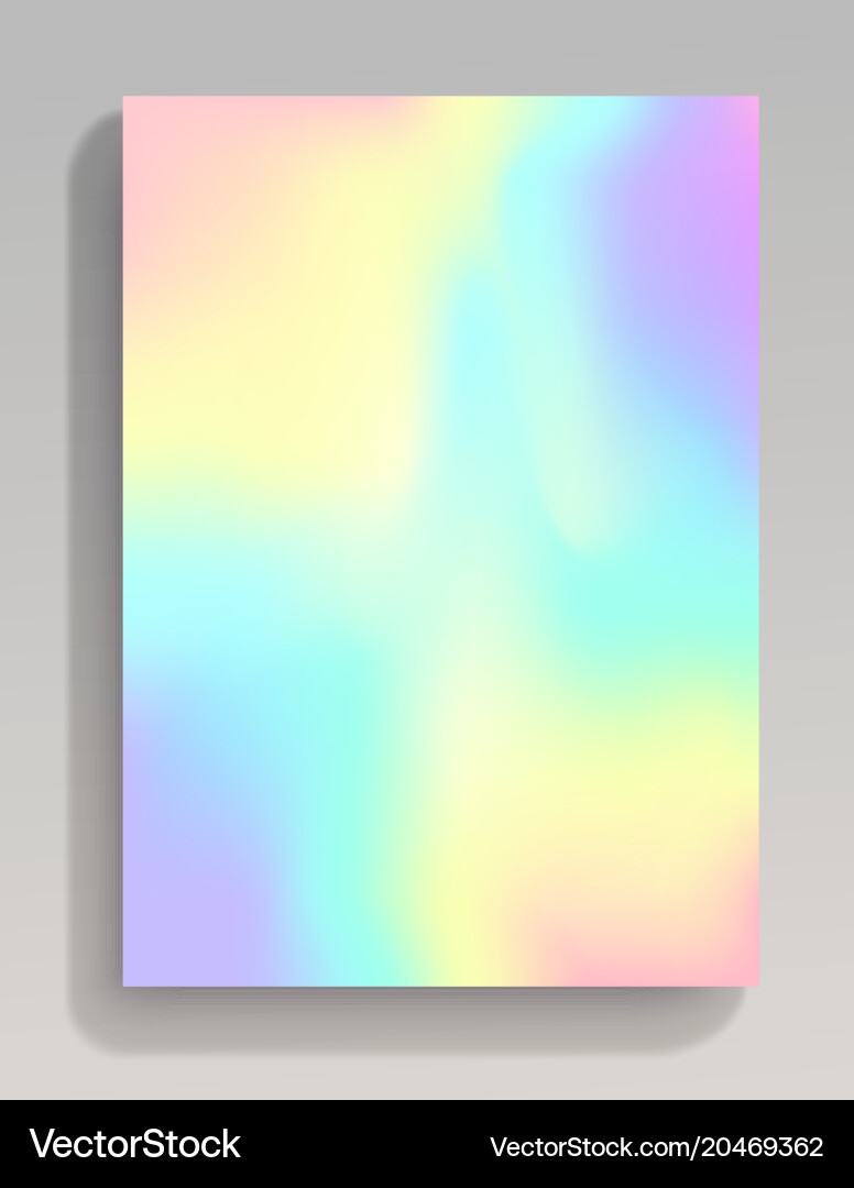 Iridescent Gradient Backdrop vector image