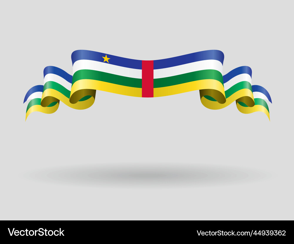 Zentralafrikanische Republik Flagge wavy abstrakt Zentralafrikanische Republik Flagge wavy abstrakt vektorbild