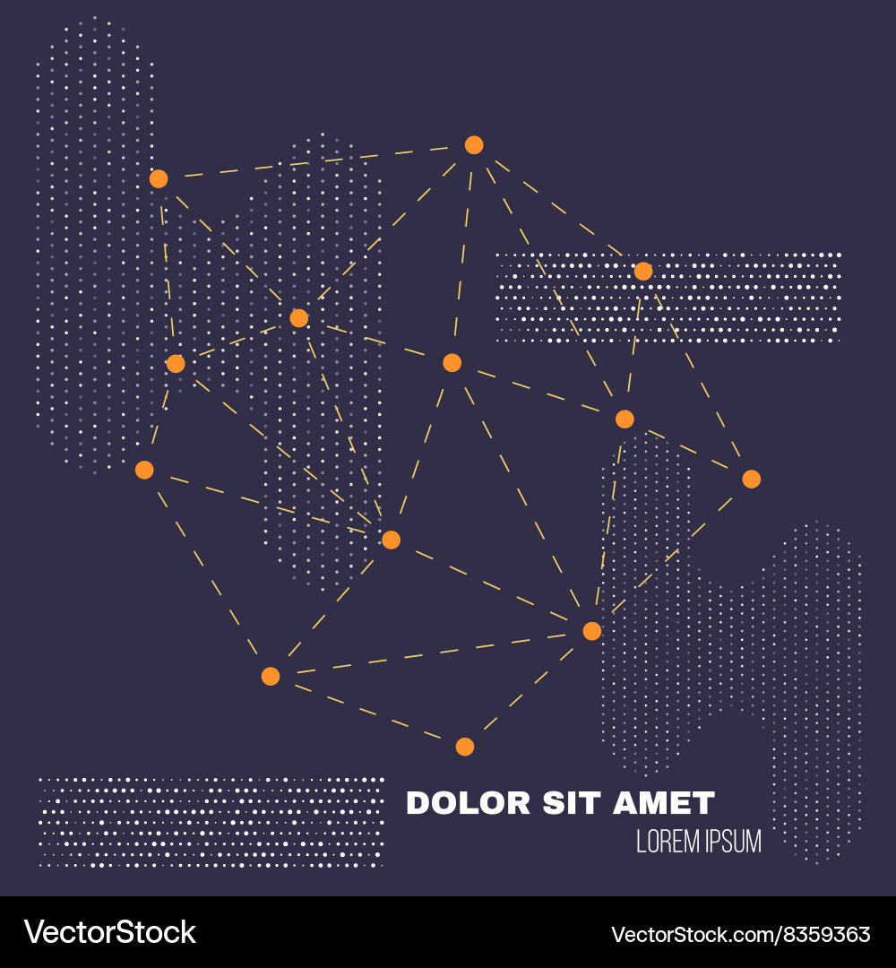 3d low polygon geometry background abstract Vector Image