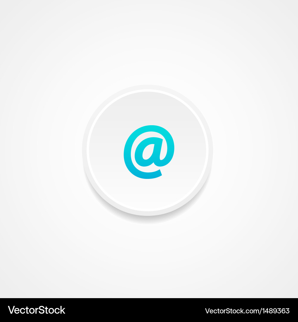 Modern Web Button vector image