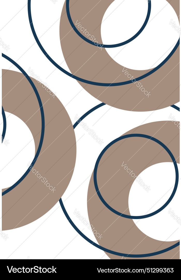 Seamless pattern with abstract geometric shapes vector image