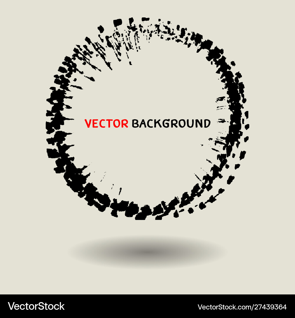 Abstract circle texture background template vector image