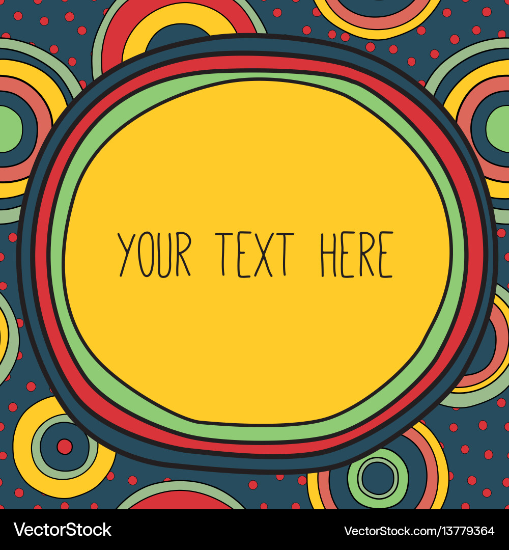 Frame for text Frame for text vector image
