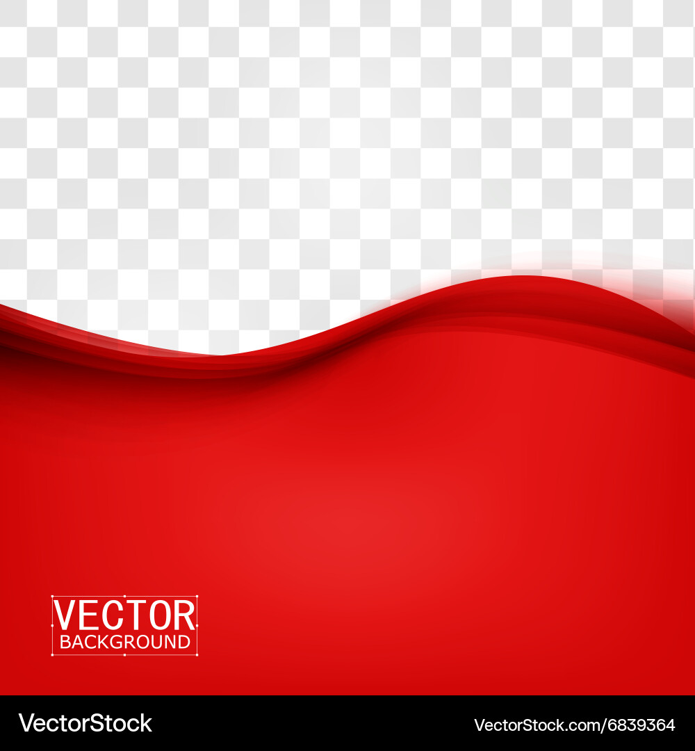 Red background curve Vector Image