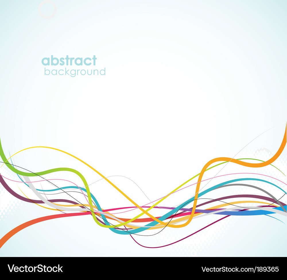 Dynamic Line Background Vector Image
