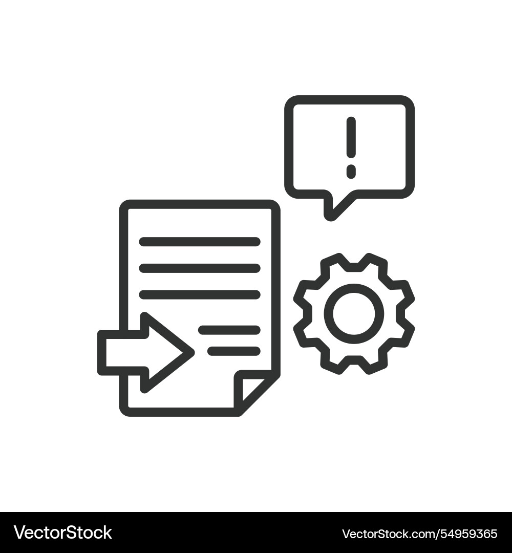 Enhanced logging icon in line design Enhanced logging icon in line design vector image
