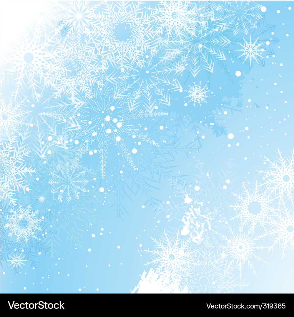 Snowflake background Royalty Free Vector Image