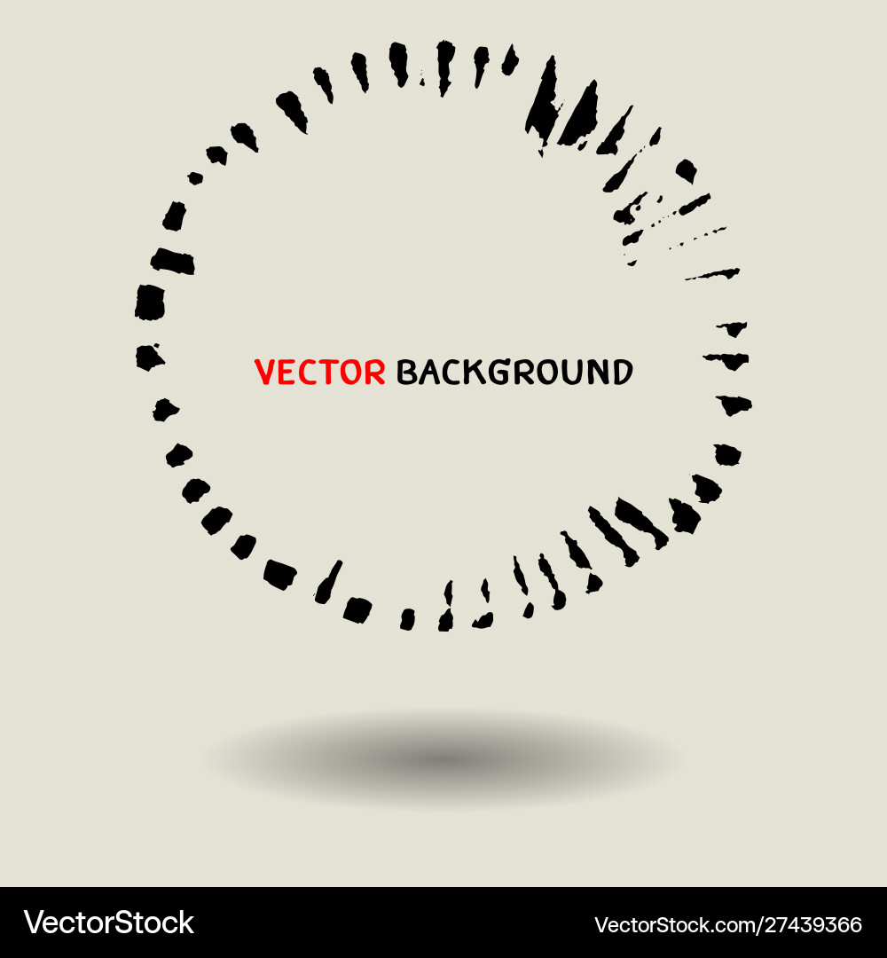 Abstract circle texture background template Vector Image
