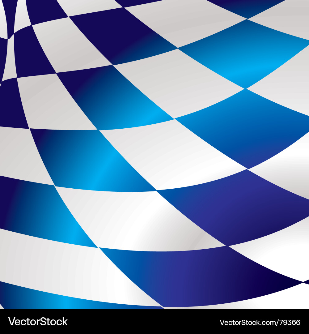 Cobalt Ripple Checkered Pattern Vector Image