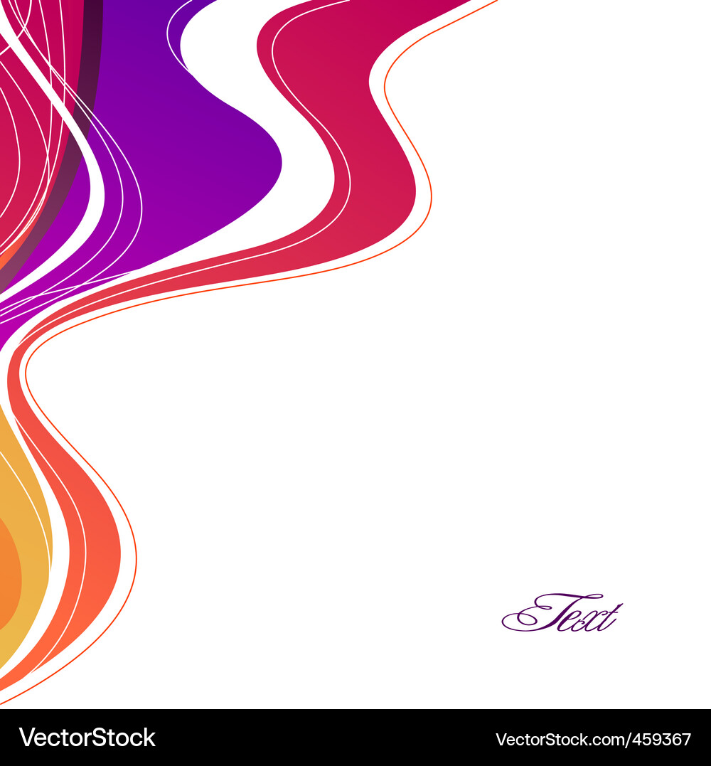 Dynamic Wave Swirl Background Vector Image