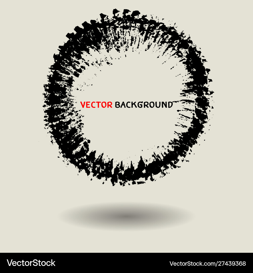 Abstract circle texture background template vector image