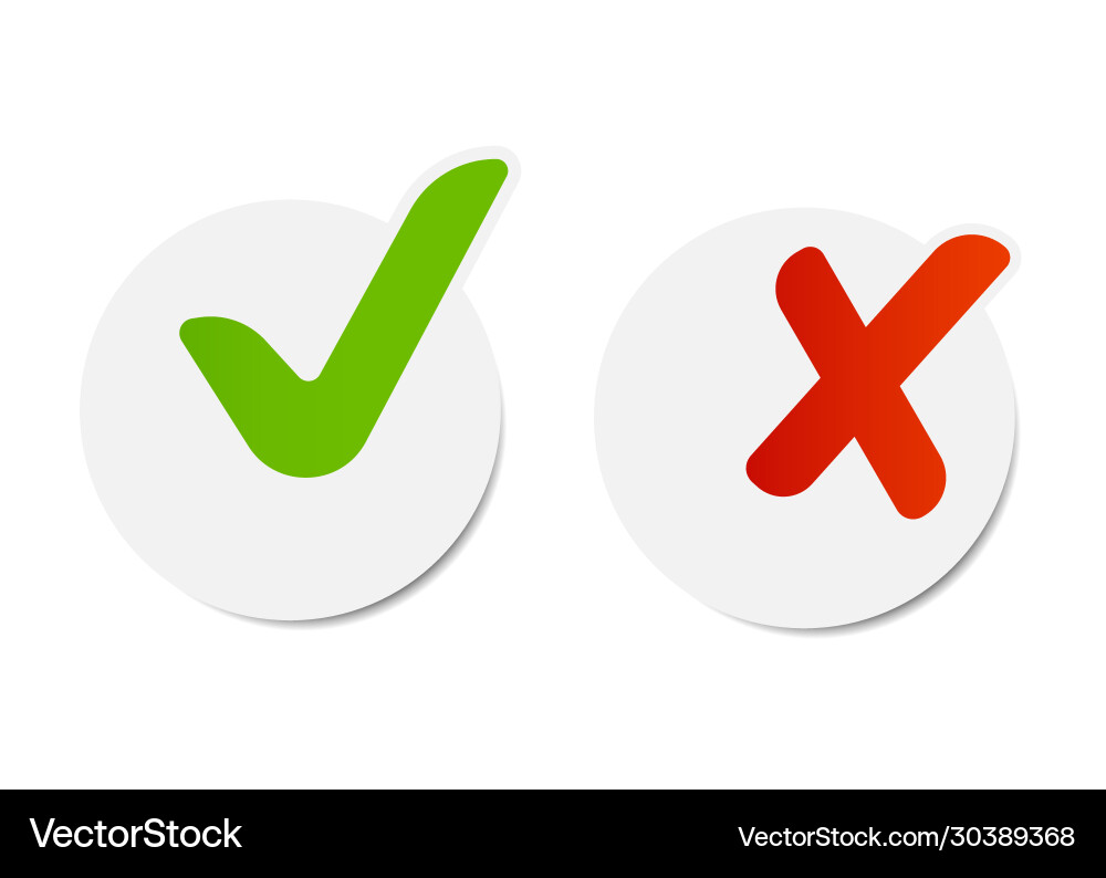 Check Mark Icon (30389368) – Royalty-Free Vector | VectorStock