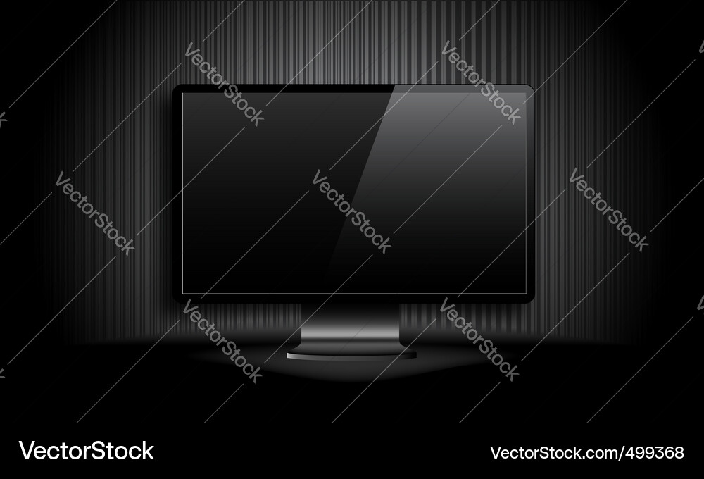 Lcd monitor Vector Image
