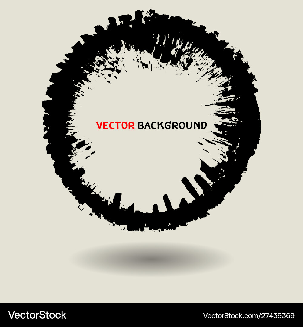 Abstract circle texture background template vector image