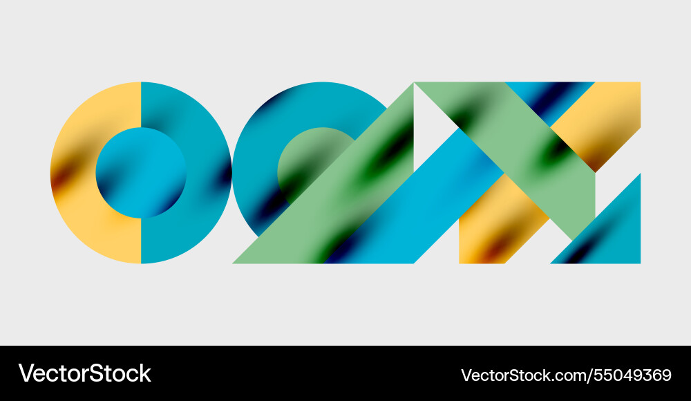 Vibrant abstract background circles with smooth Vector Image
