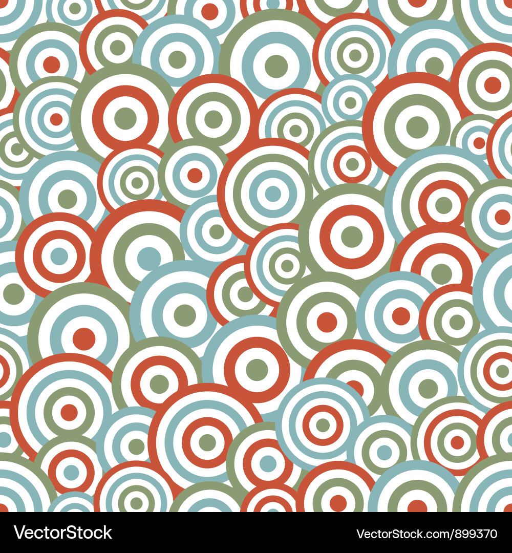 Retro Circle Pattern vector image