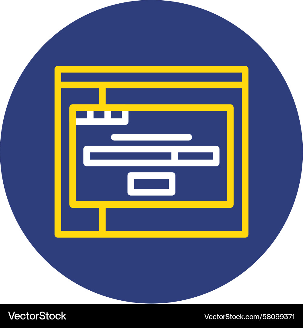 Dual Circle Loading Indicator Vector Image