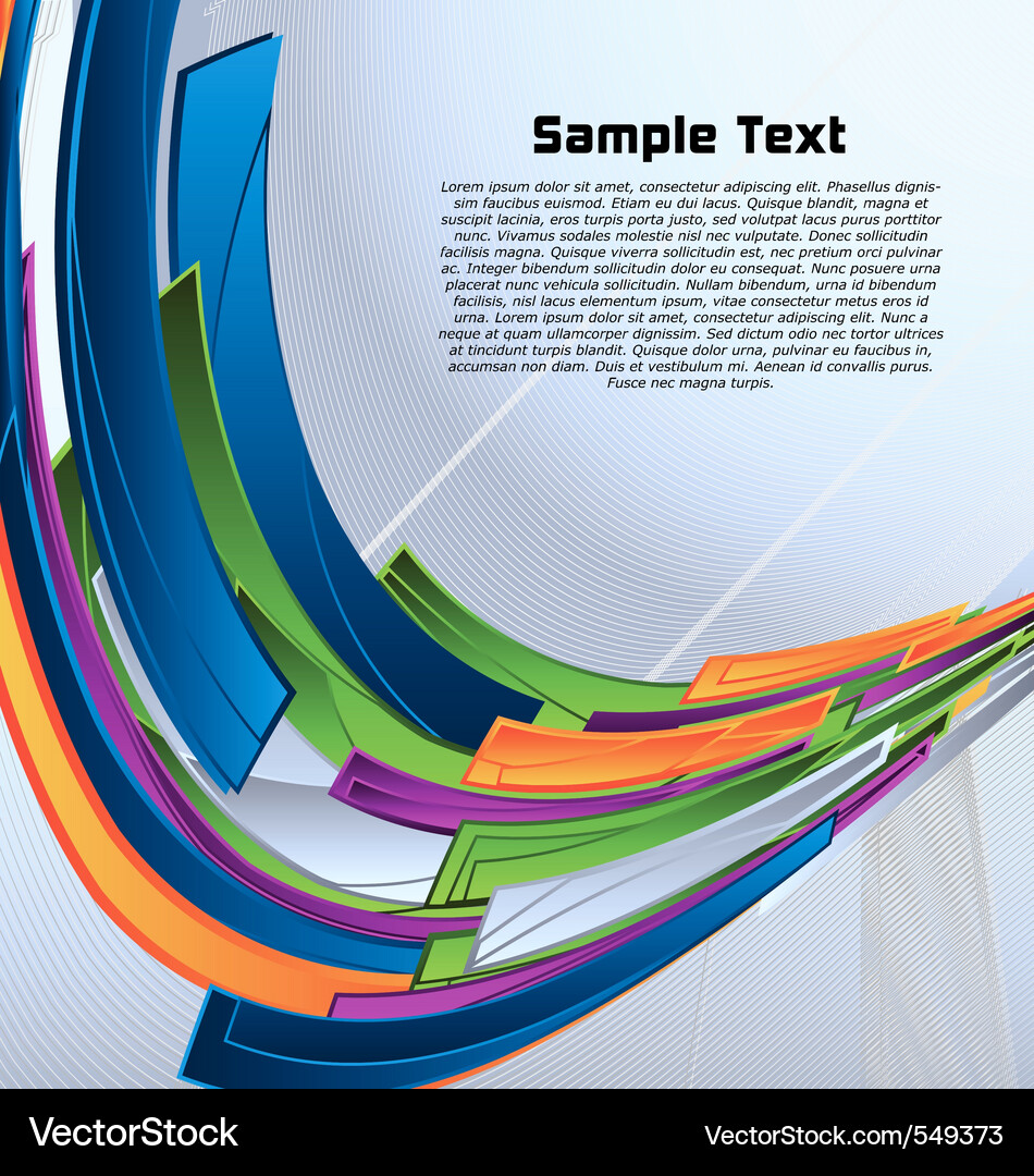 Abstract colorful designed background Vector Image