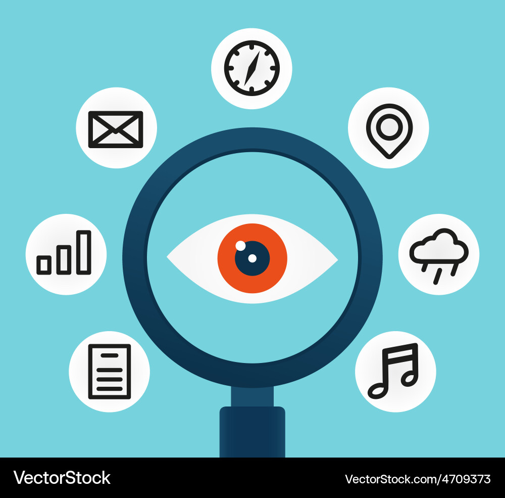 Analysis and scrutiny of the different information vector image