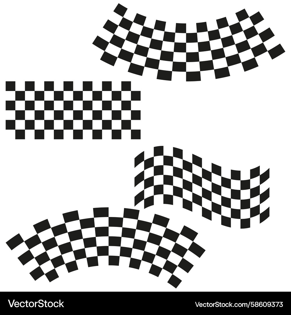 Checkered flag pattern racing finish dynamic Checkered flag pattern racing finish dynamic Vector Image