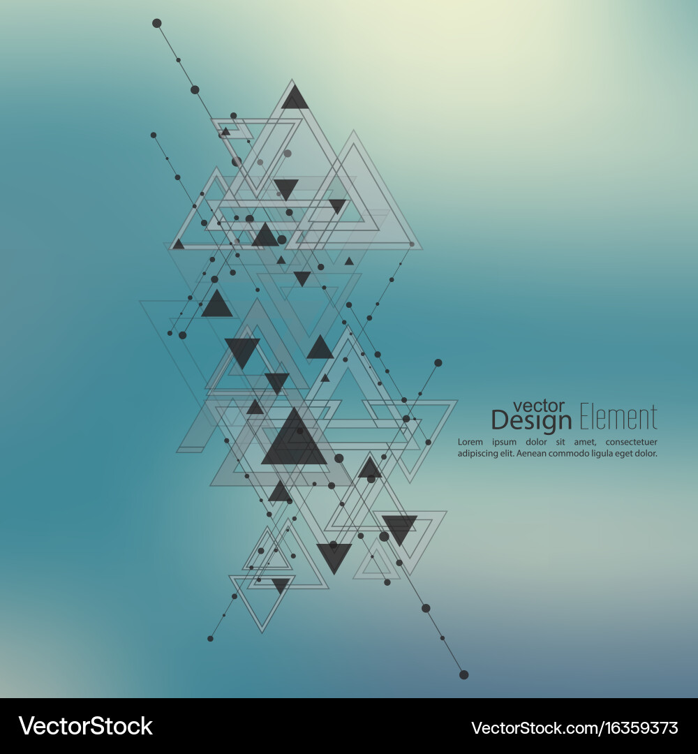 Geometric Abstract Background Vector Image