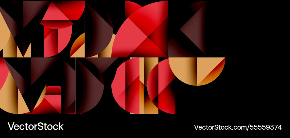 Abstract geometric pattern with intersecting Vector Image