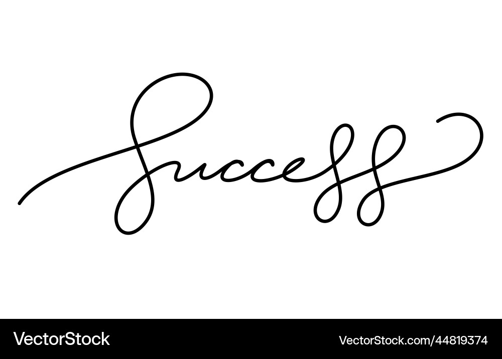 Play word lettering design in continuous line vector image