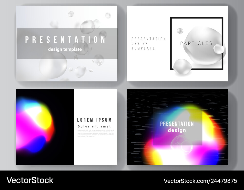 Layout of the presentation slides Layout of the presentation slides vector image