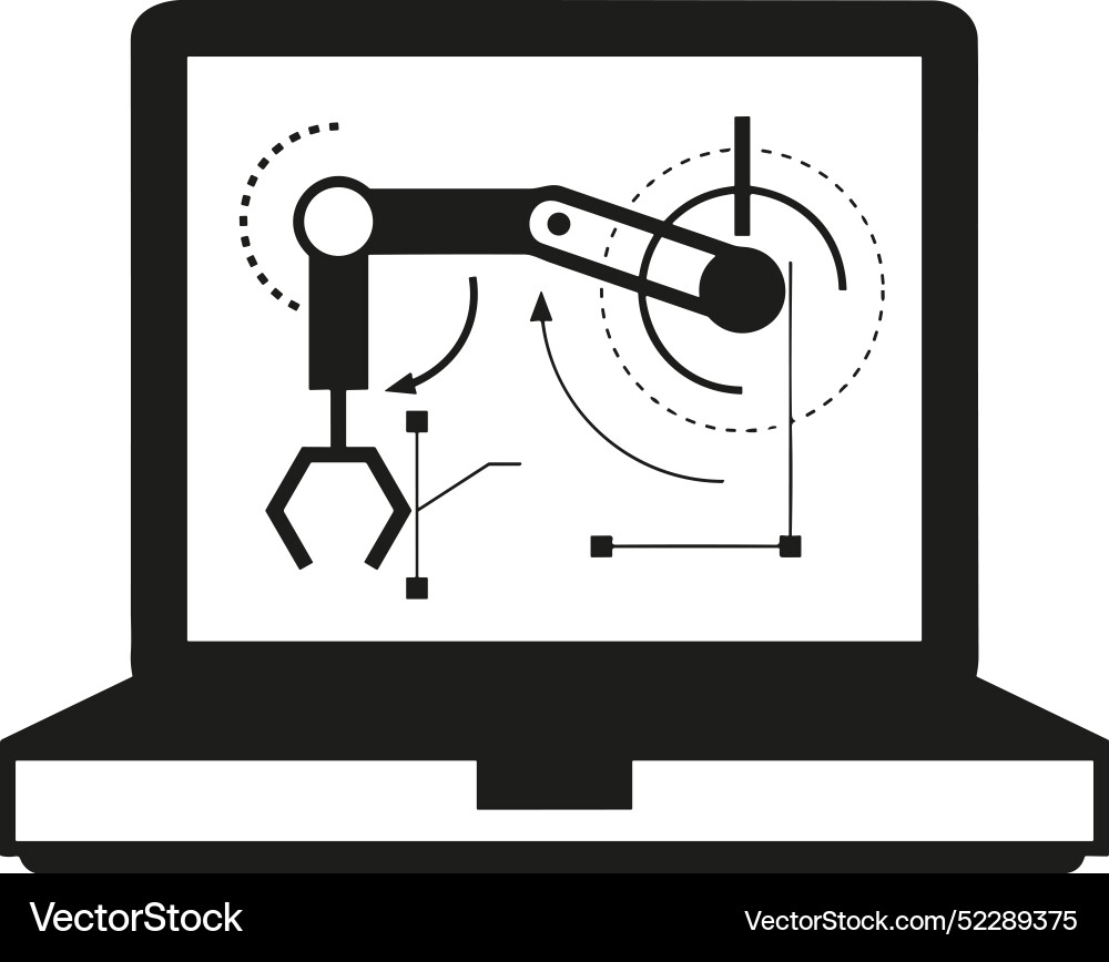 Technology and computer icon symbol image Technology and computer icon symbol image Vector Image