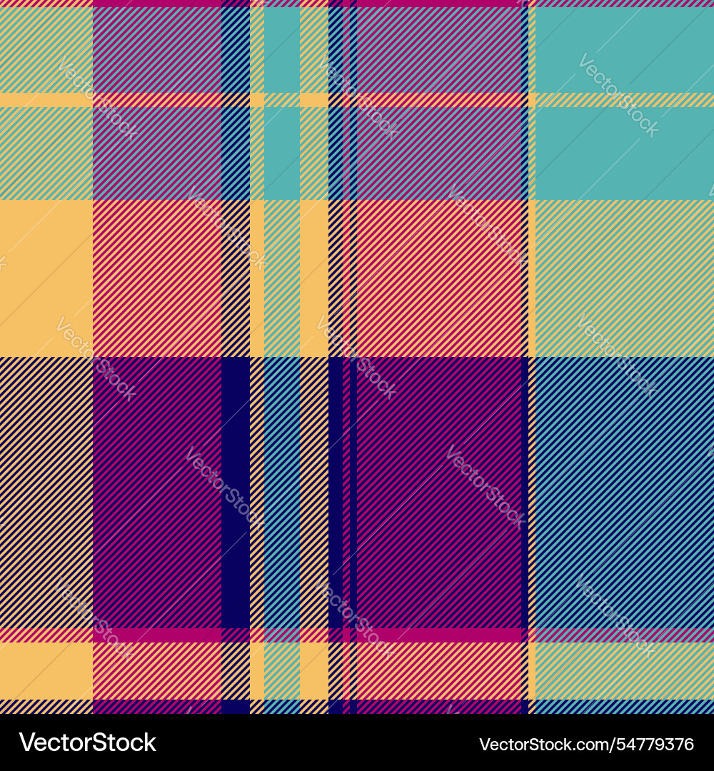 Empty check texture textile tidy plaid pattern vector image