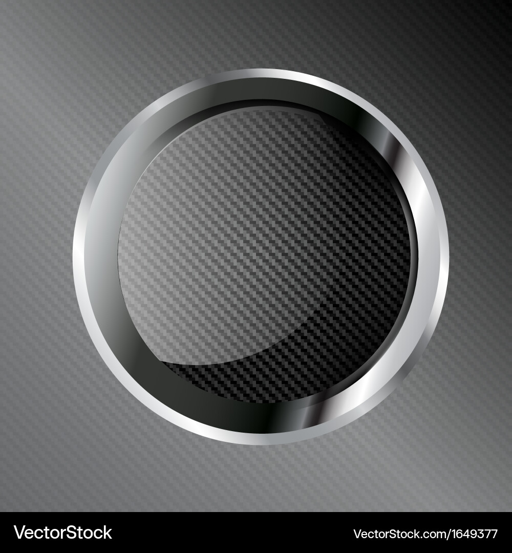 Background with carbon and geometric elements vector image