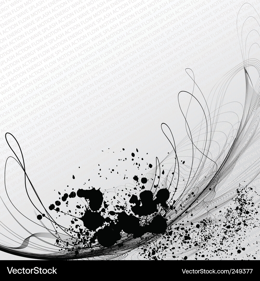 Dynamic Line Flow Vector Image