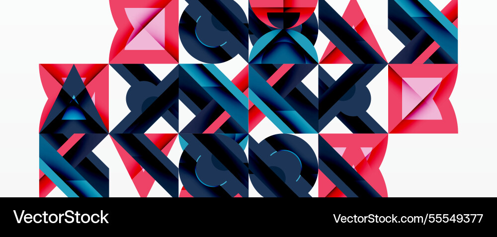 Minimal geometric abstract background circle Vector Image