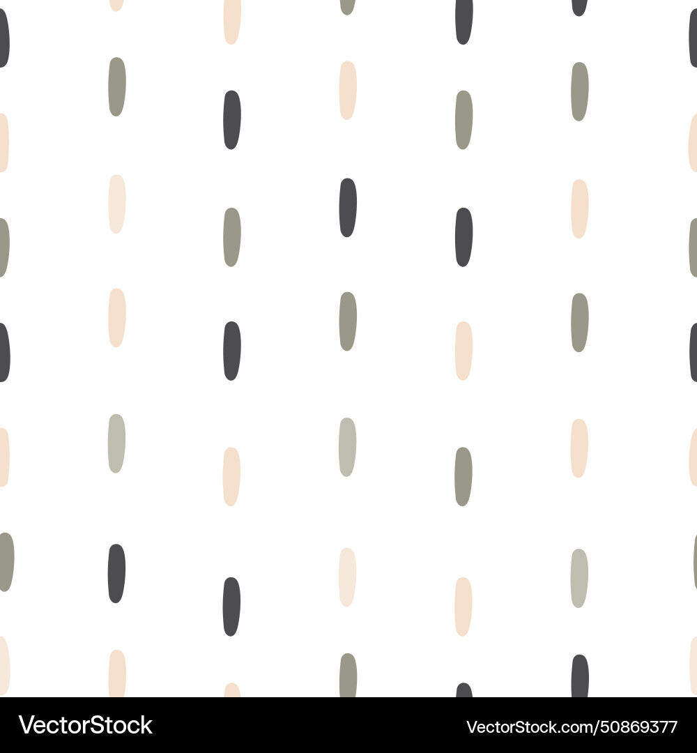 Scandinavian boho color drop seamless pattern Vector Image